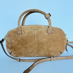 Zara Tan Suede Satchel
